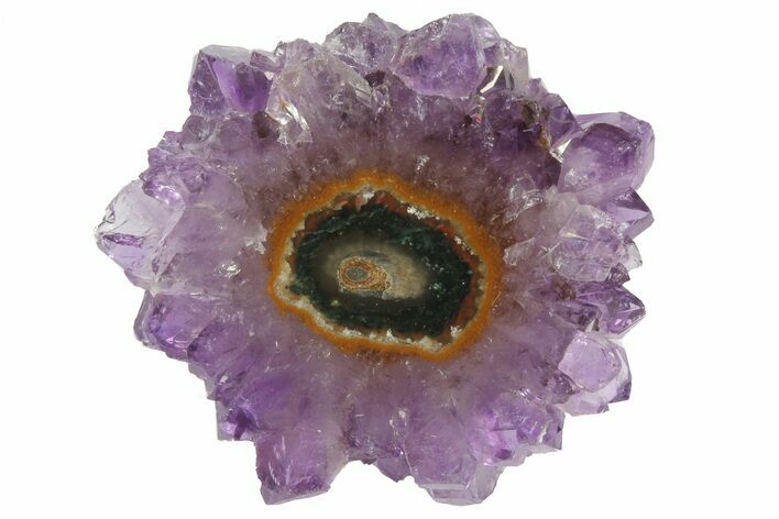 Amethyst Stalactite Slice - Uruguay #76629